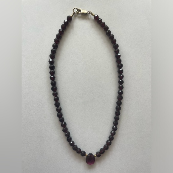 Real Ruby Gemstone Necklace - Picture 4 of 4